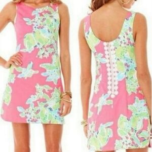 Lilly pulitzer Delia Shift in Hotty Pink lemonade.